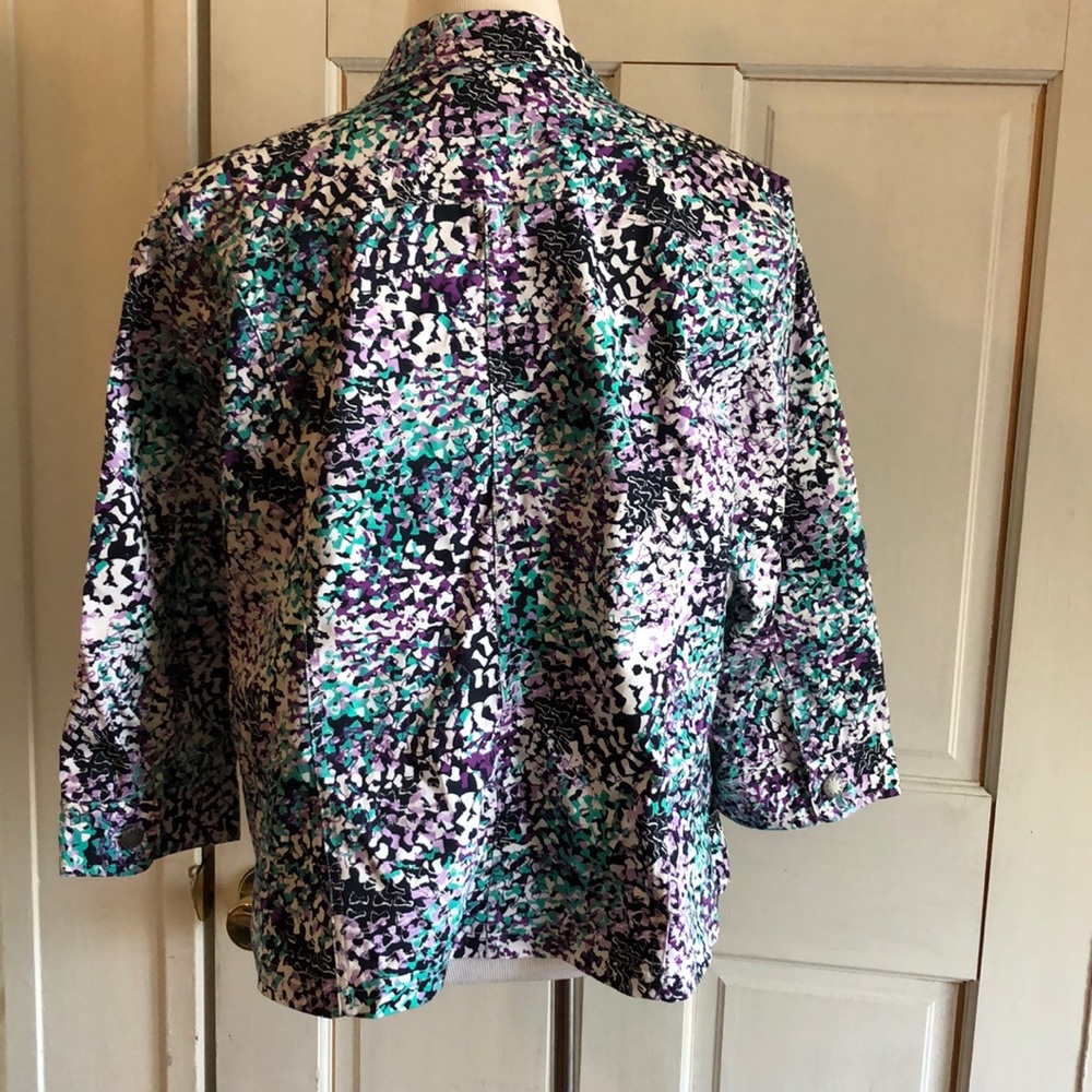 Christopher & Banks XL Colorful Spring Jacket - Picture 4 of 6